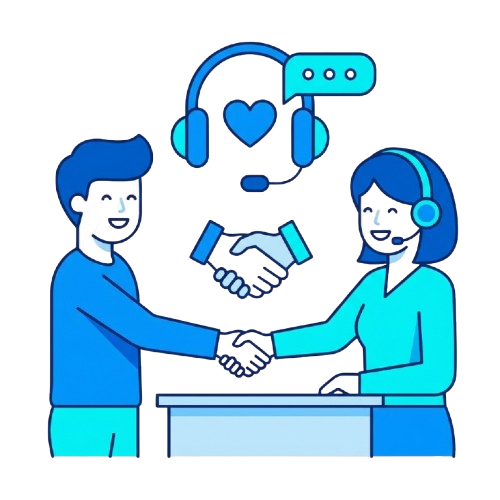 Icono Relación con Clientes